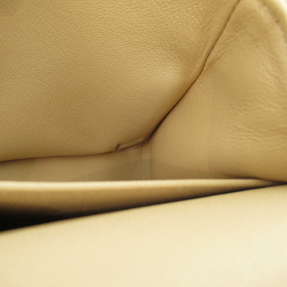 CHANEL Matelasse W Flap Chain Shoulder Bag Caviar Skin Beige - Picture 6 of 9